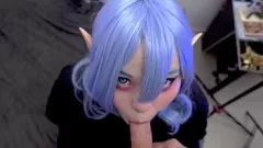 Play Furiyssh, the Goth Elf's Intense Blowjob