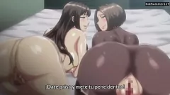 Big Boobs y Big Ass Hentai Milfs en la acción de trampa de NTR