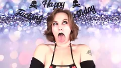 Housewife'ın utanç verici doğum günü donma arızası: Blackxrose92'nin çıplak aşağılanması