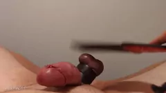 Play German Cock Gets Painful Ball Stretching and Edging to a Ruined Orgasm